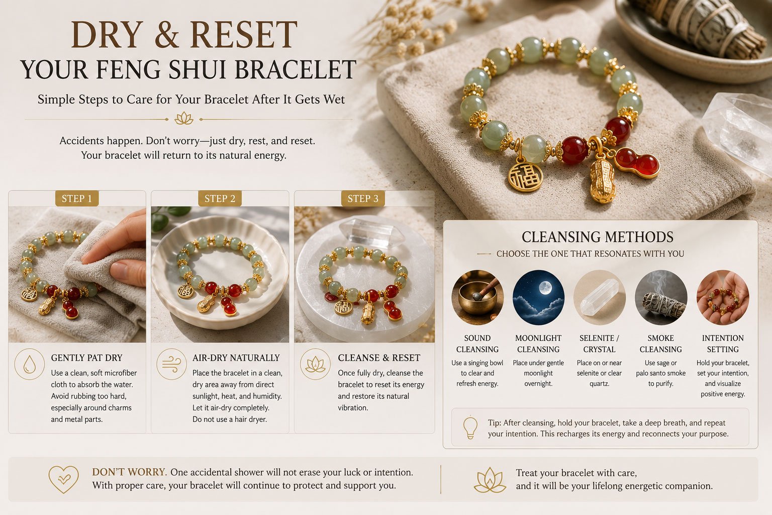 How to Cleanse a Crystal Bracelet: A Gentle, Intentional Guide